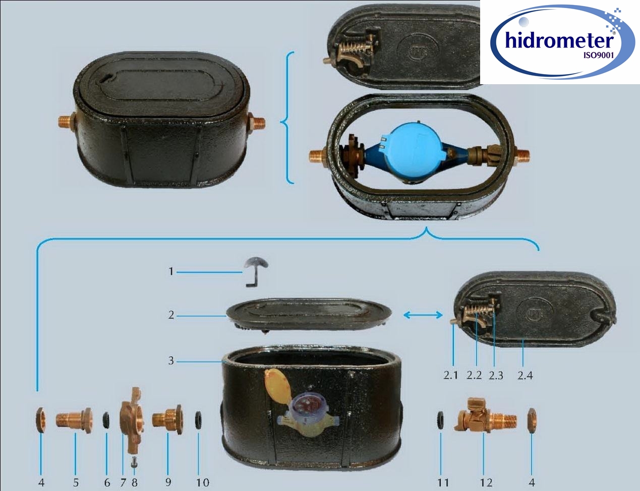 buy Iron cast water meter box manufacturer